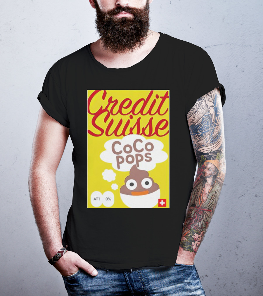 Credit Suisse CoCo Pops Parody Box AT1 0% T-Shirt