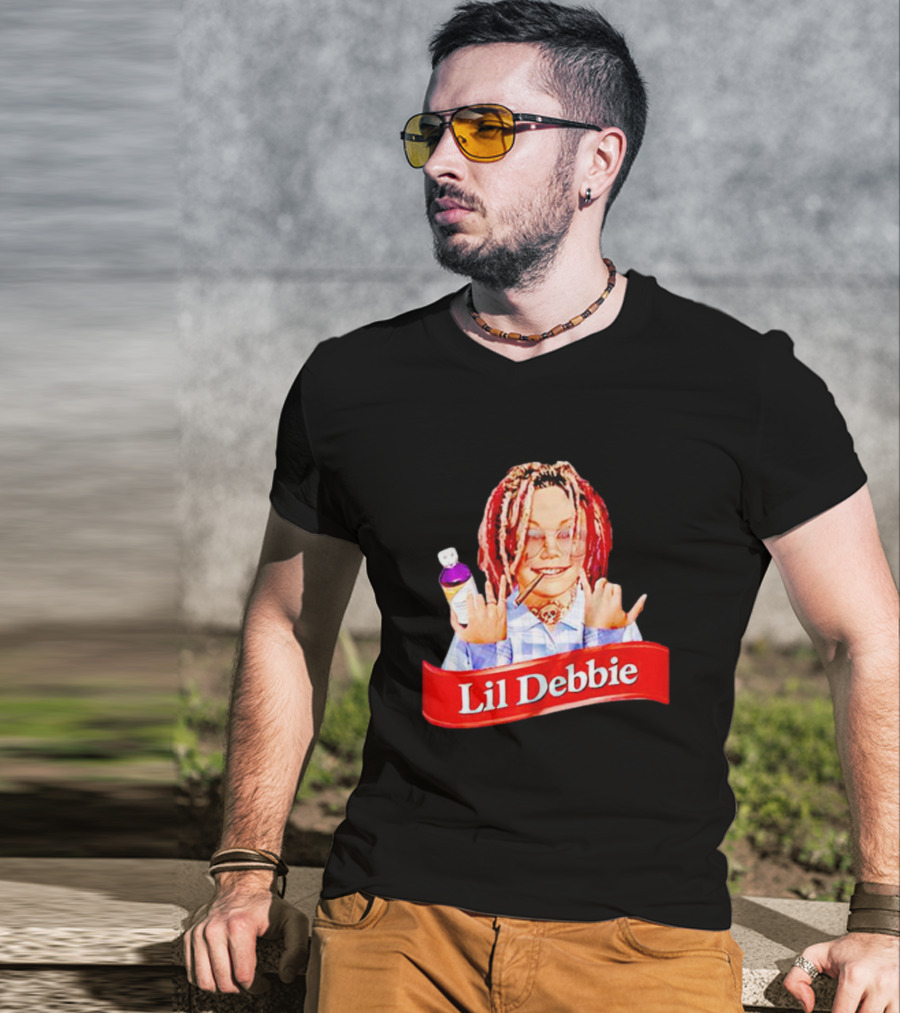 Lil Debbie Double Cup Braids Smiling T-Shirt
