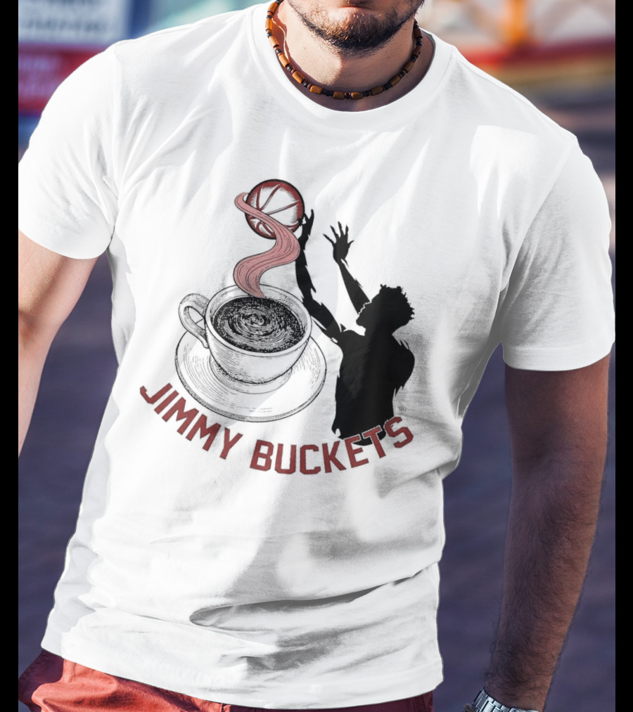 Miami Heat Jimmy Buckets Coffee Basketball T-Shirt