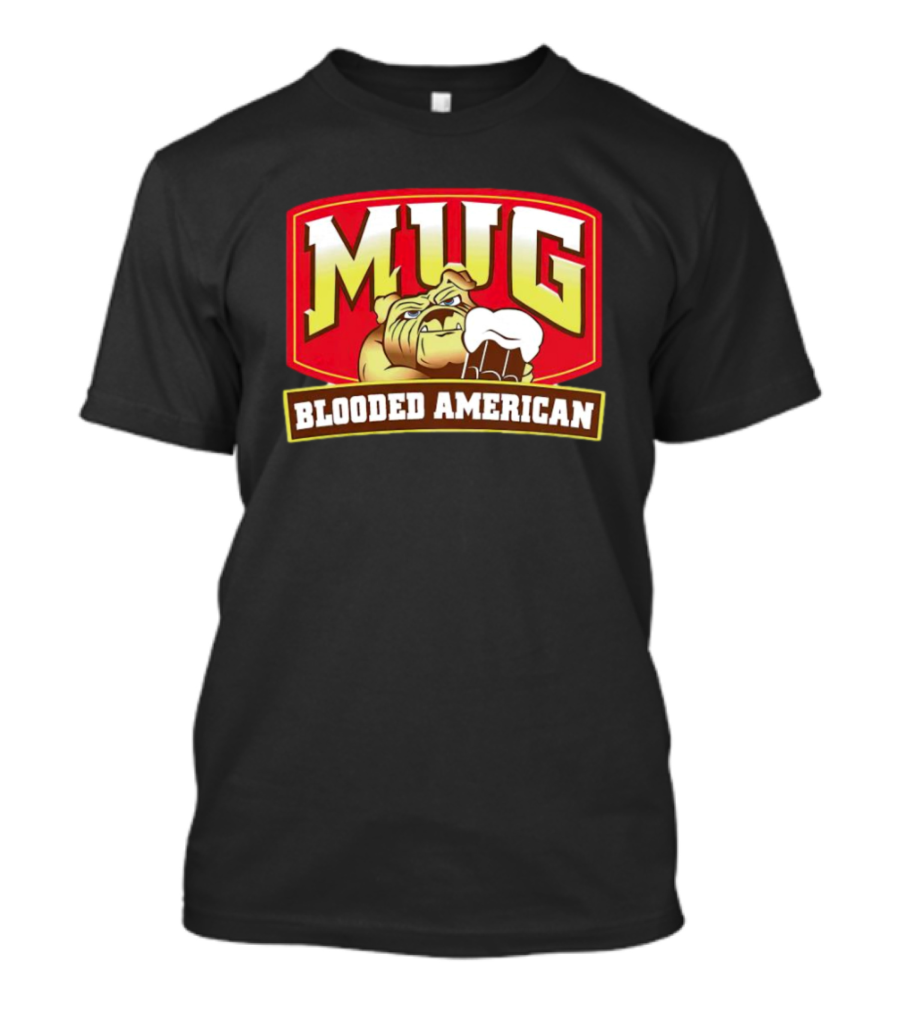 Mug Blooded American Bulldog Holding Beer Mug T-Shirt