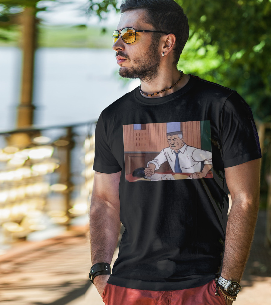 Strange Man Comic Editor Classic Scene T-Shirt