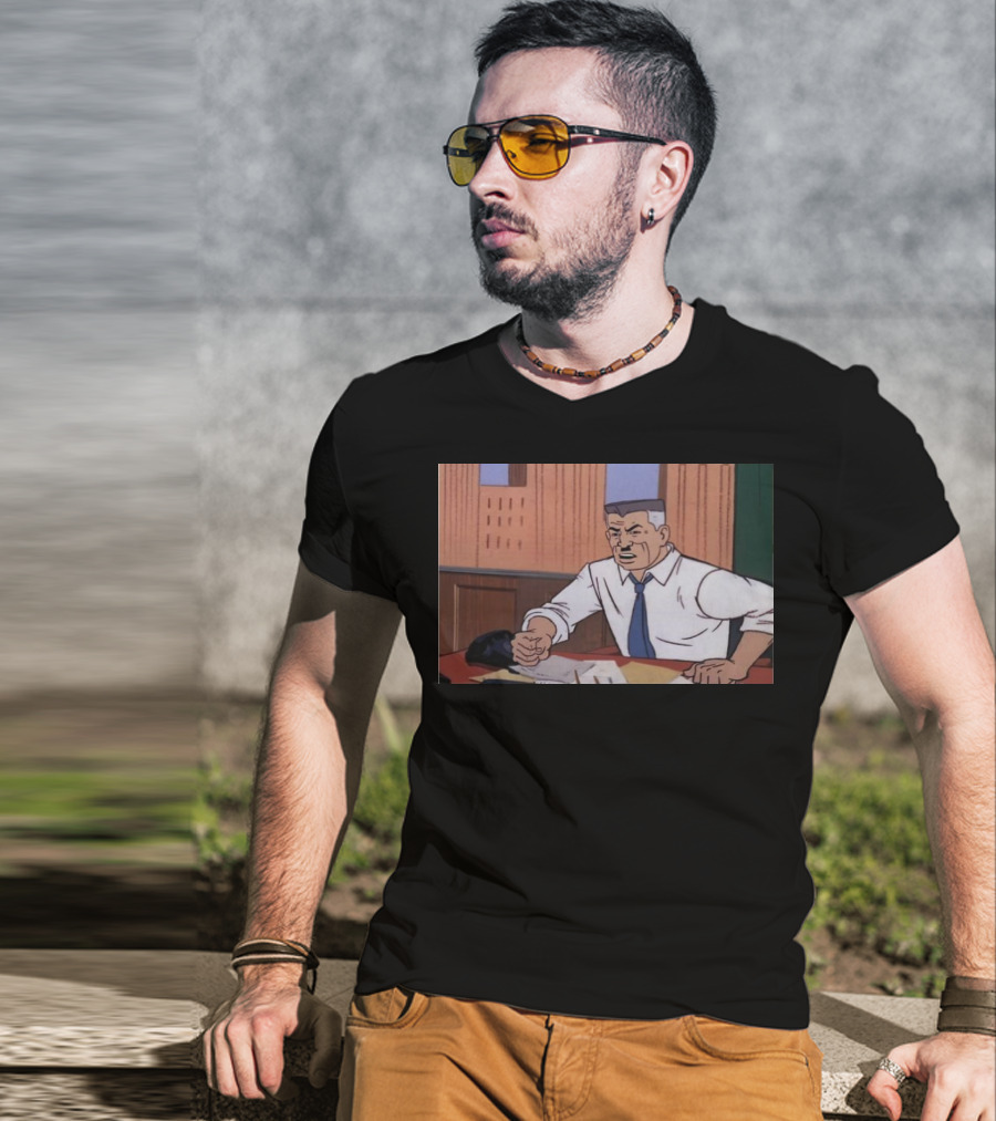 Strange Man Comic Editor Classic Scene T-Shirt