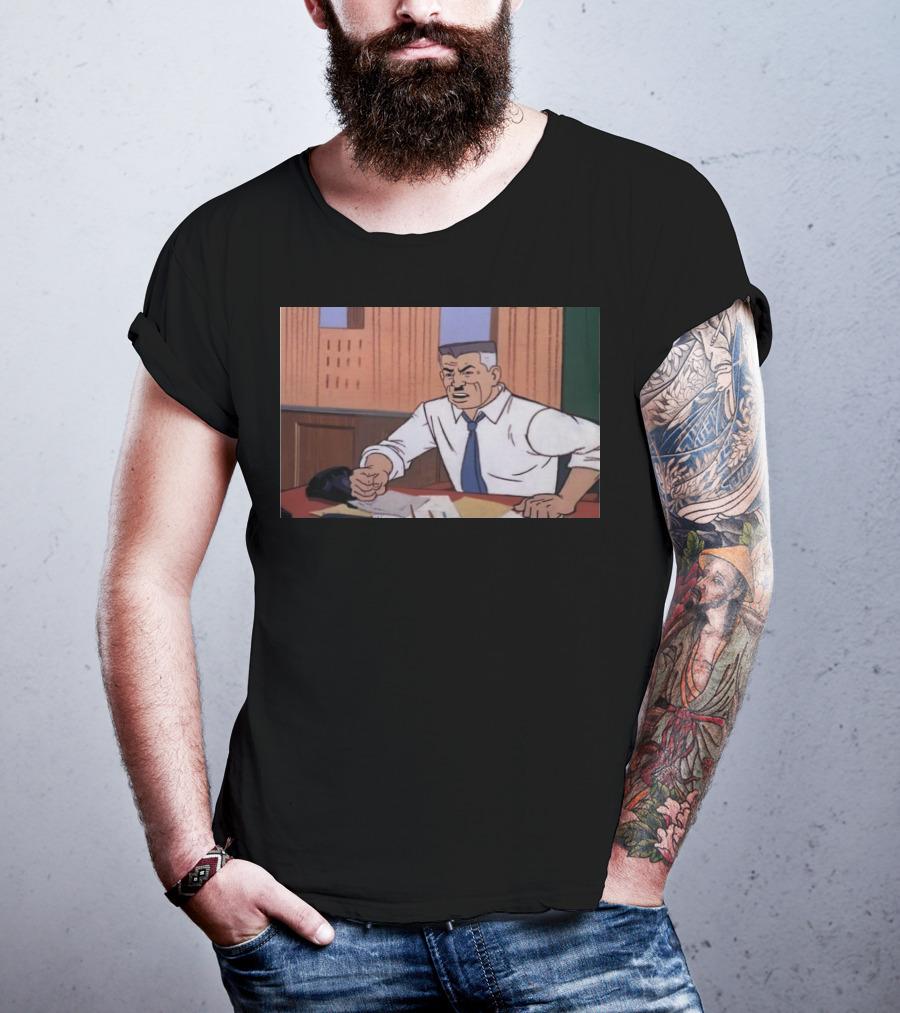 Strange Man Comic Editor Classic Scene T-Shirt