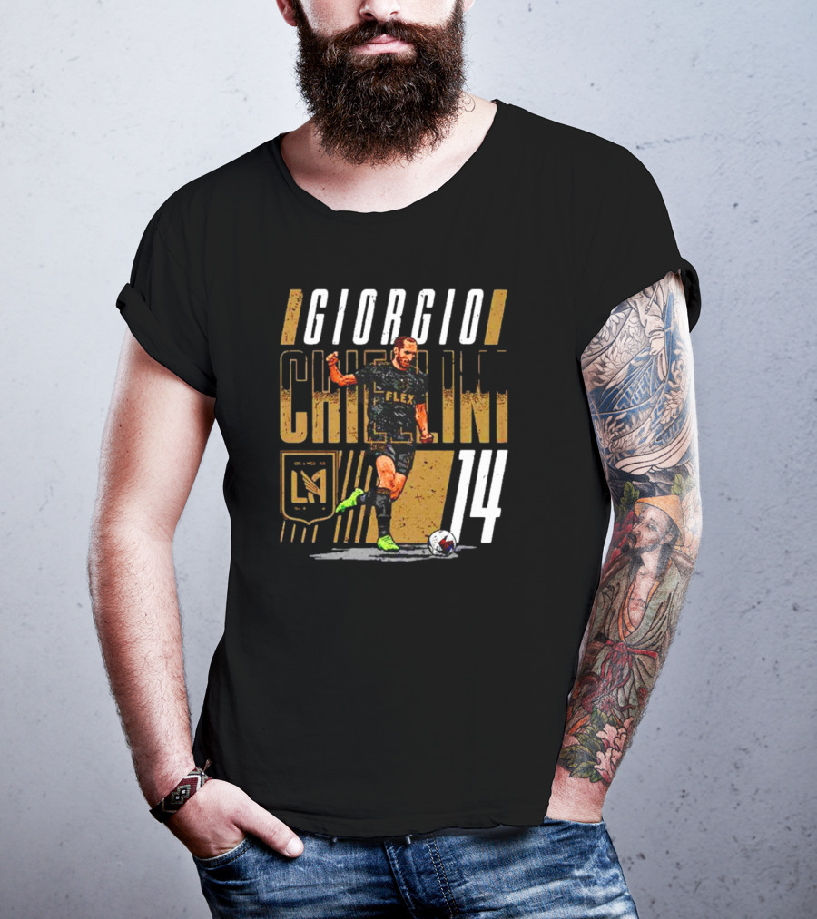 Giorgio Chiellini LAFC Flex Number 14 Los Angeles T-Shirt