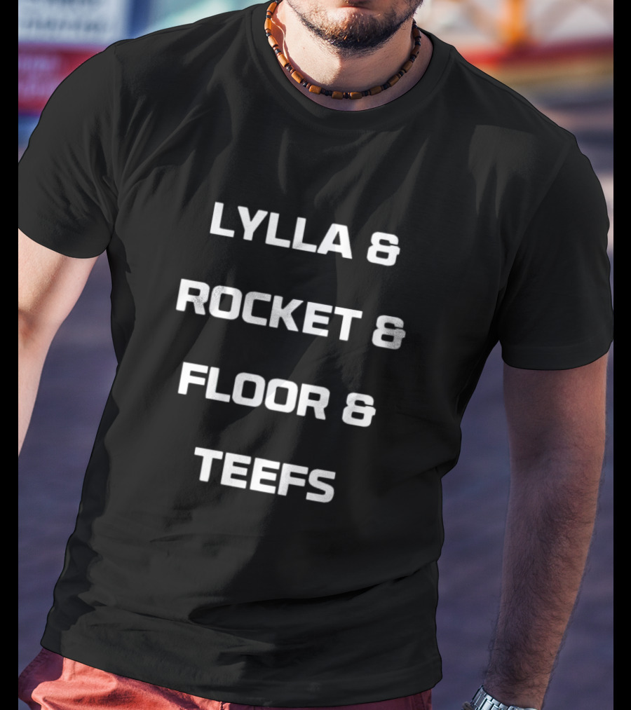 Lylla And Rocket And Floor And Teefs Guardians Of The Galaxy Raccoon Friends T-Shirt