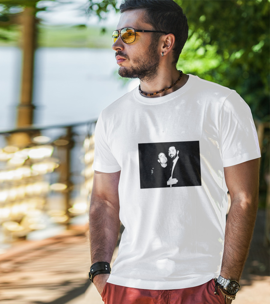 The Disgusting Brothers Rummage To Fruition Black And White Embrace T-Shirt