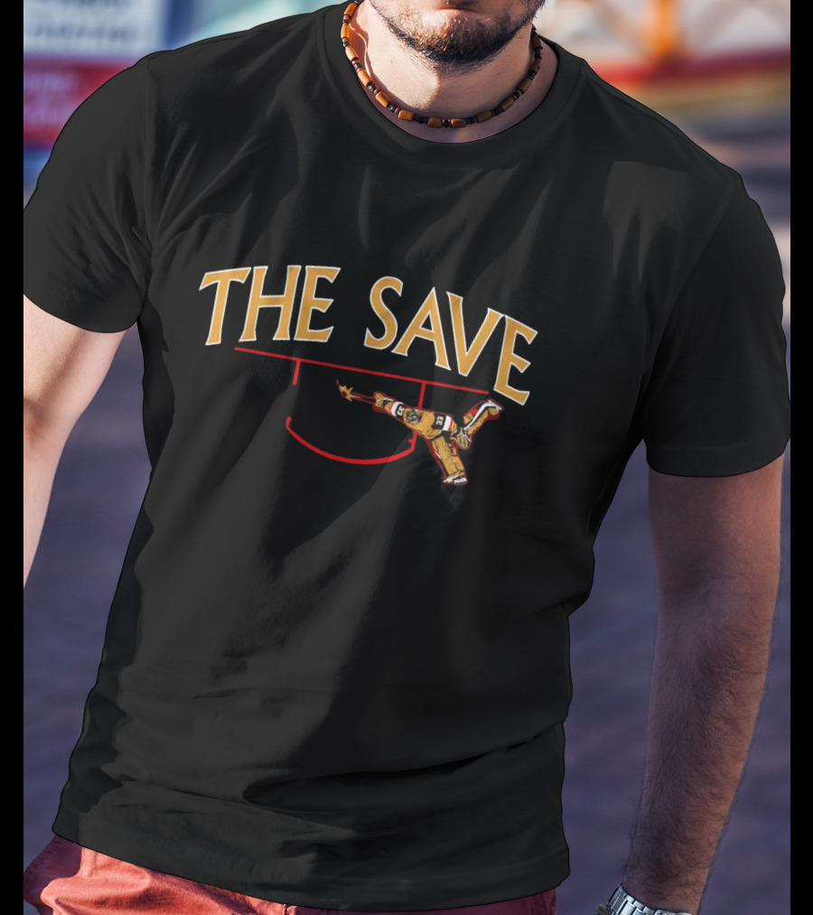 Adin Hill The Save Vegas Hockey Signature T-Shirt