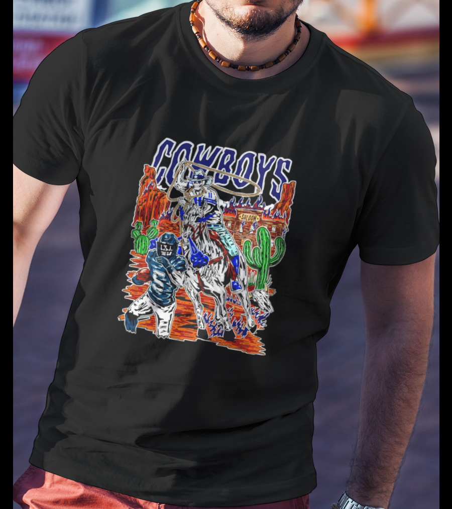 Dallas Cowboys Western Showdown Warren Lotas T-Shirt