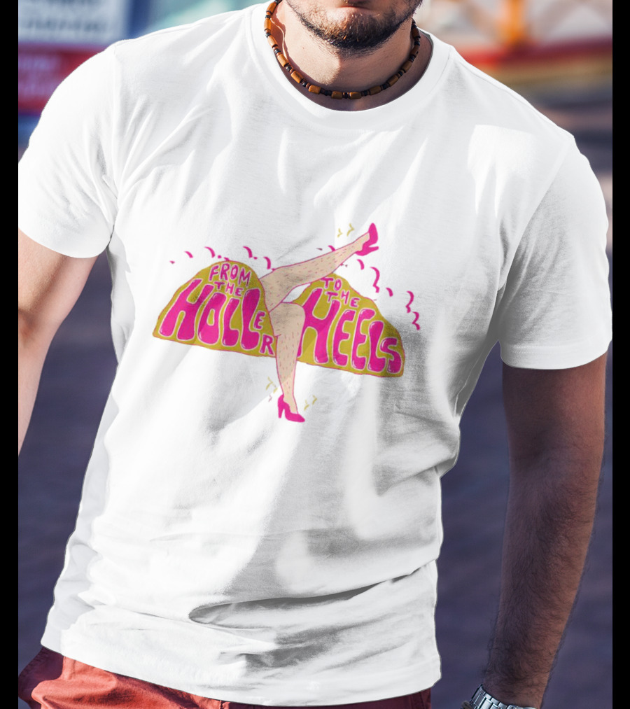 From The Holler To The Heels With Vibrant Pink And Leg T-Shirt