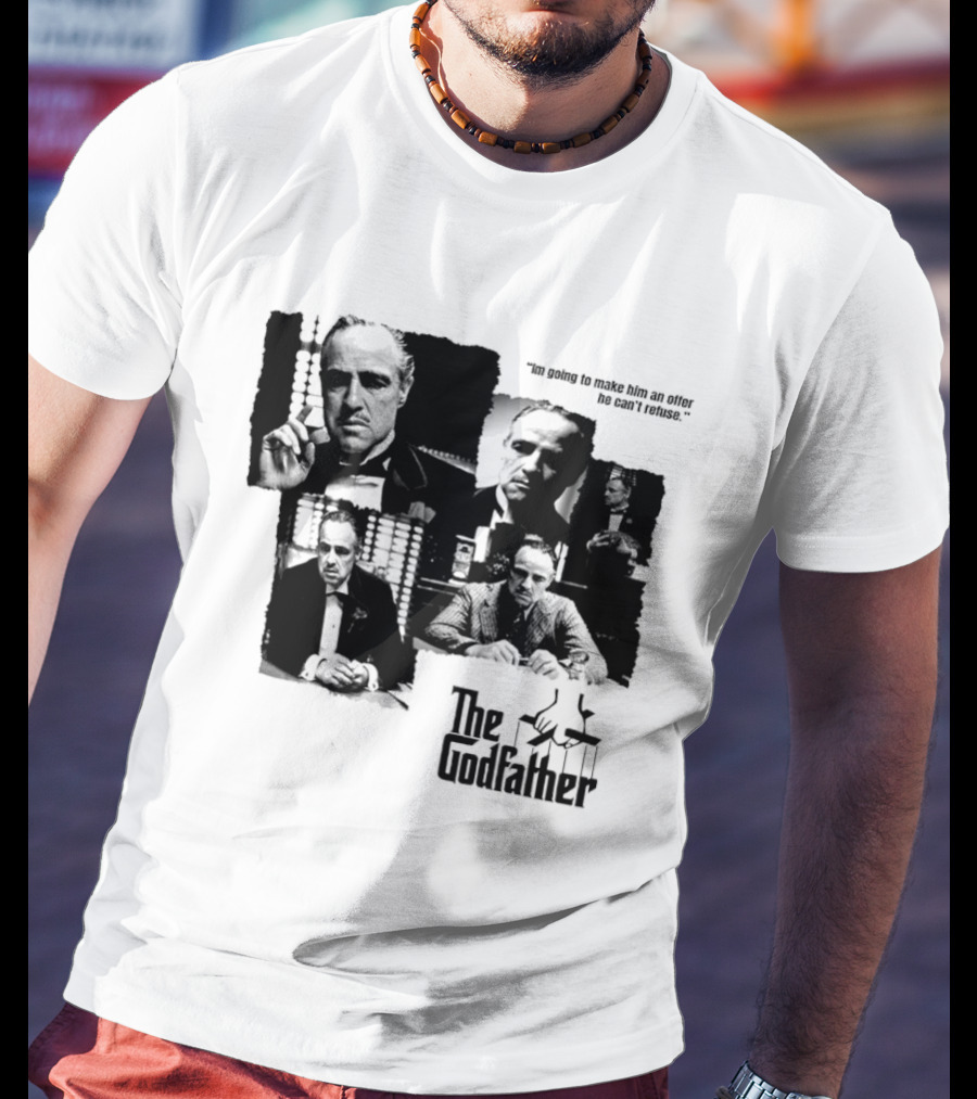 The Godfather I'm Going To Make Him An Offer He Can't Refuse Iconic Film T-Shirt