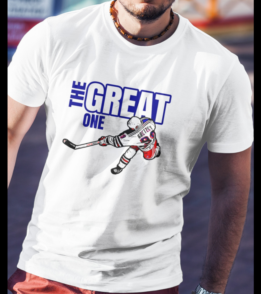 The Great One Rangers Gretzky Hockey Legend T-Shirt
