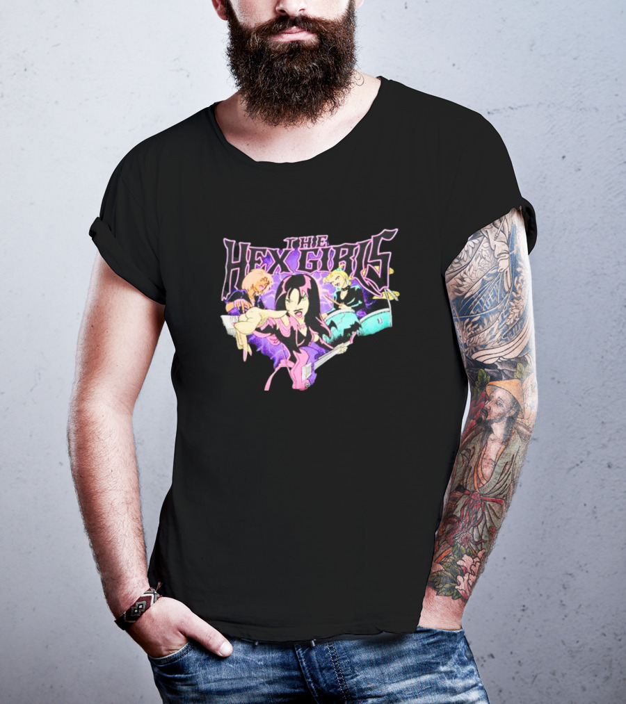 The Hex Girls Animated Band Halloween Goth Rock Trio T-Shirt