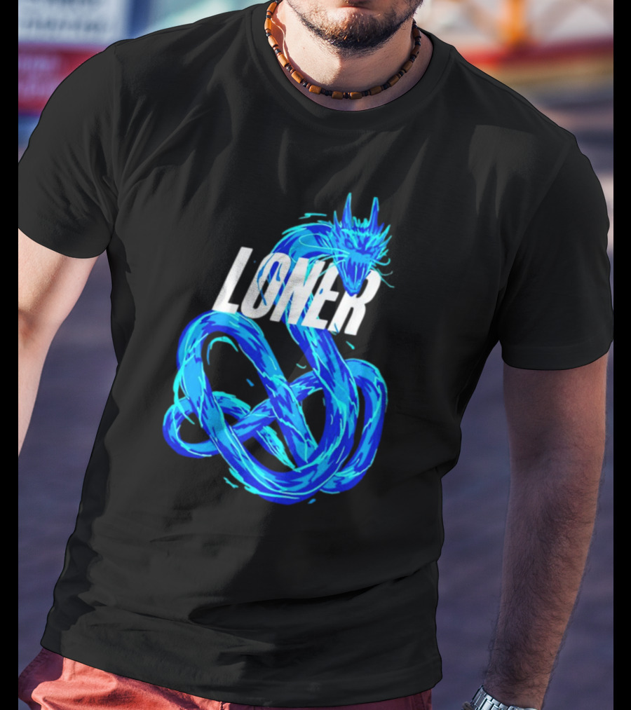 Loner Blue Dragon T-Shirt