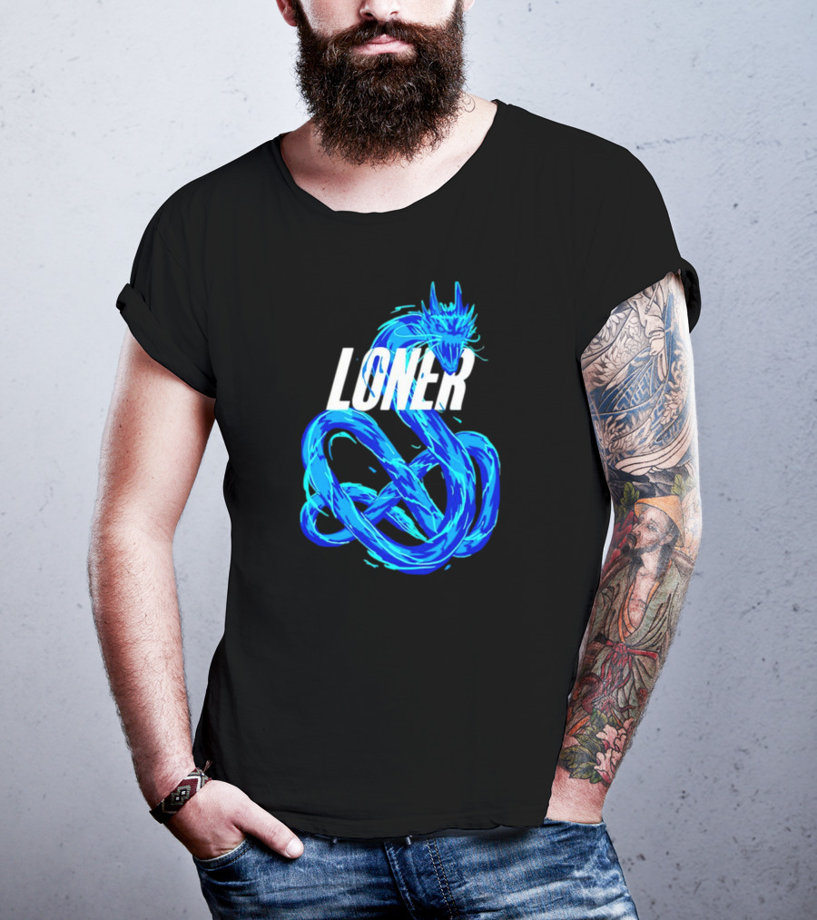 Loner Blue Dragon T-Shirt