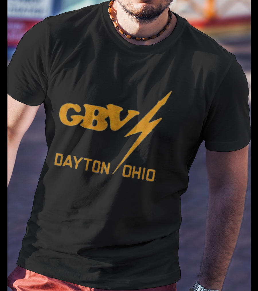 GBV Guided By Voices Lightning Bolt Dayton Ohio T-Shirt