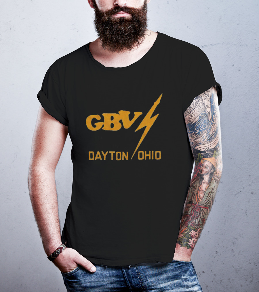 GBV Guided By Voices Lightning Bolt Dayton Ohio T-Shirt