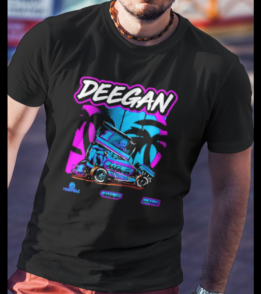 Deegan Hyper Racing Metric Cycles Heatwave Racing Sprint Car T-Shirt