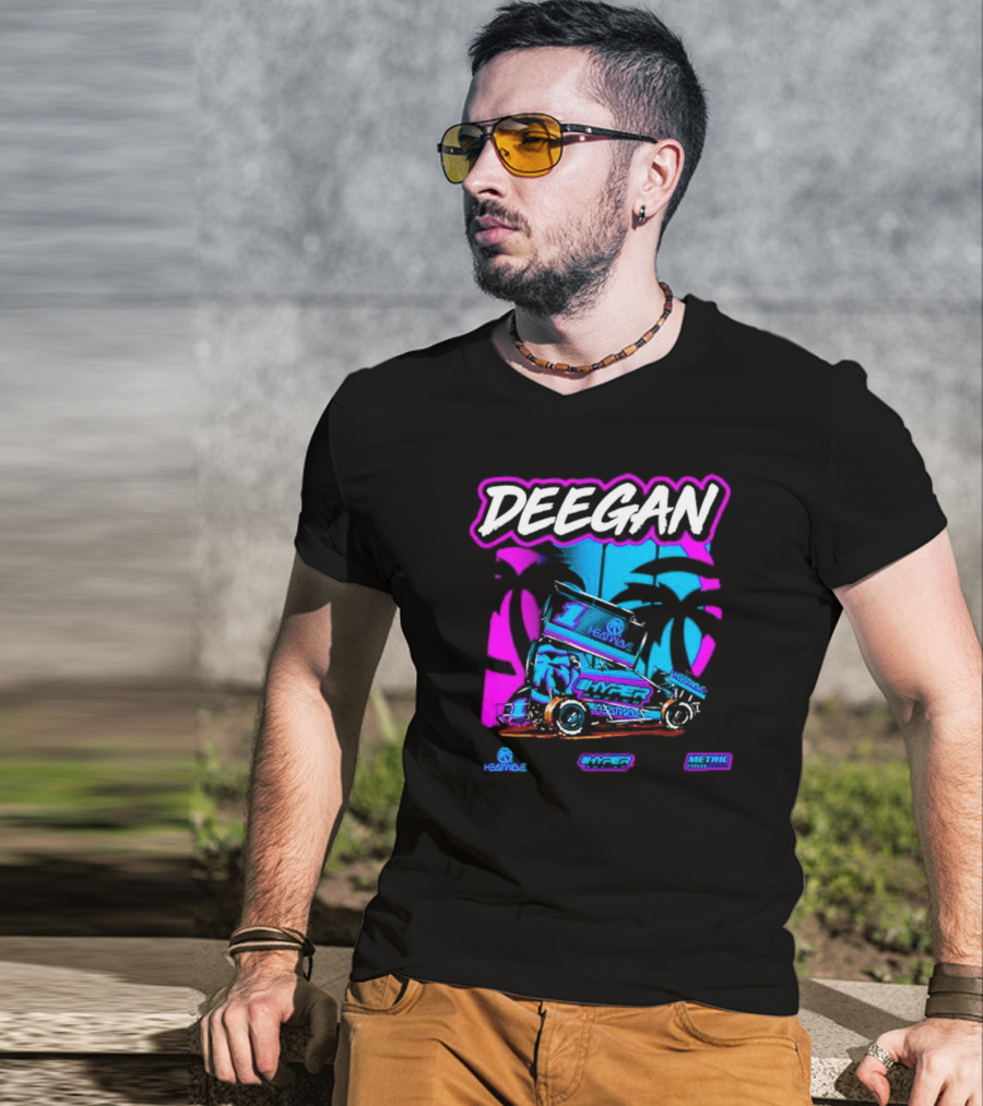 Deegan Hyper Racing Metric Cycles Heatwave Racing Sprint Car T-Shirt