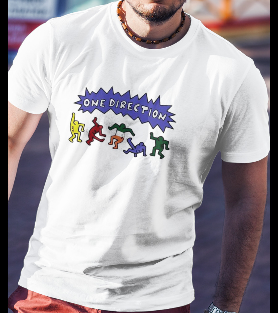 One Direction Dancing Figures Haring T-Shirt