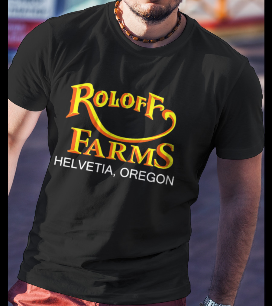 Roloff Farms Helvetia Oregon Bold Orange T-Shirt