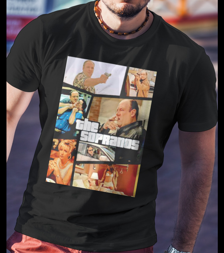 The Sopranos Crime Drama Montage T-Shirt
