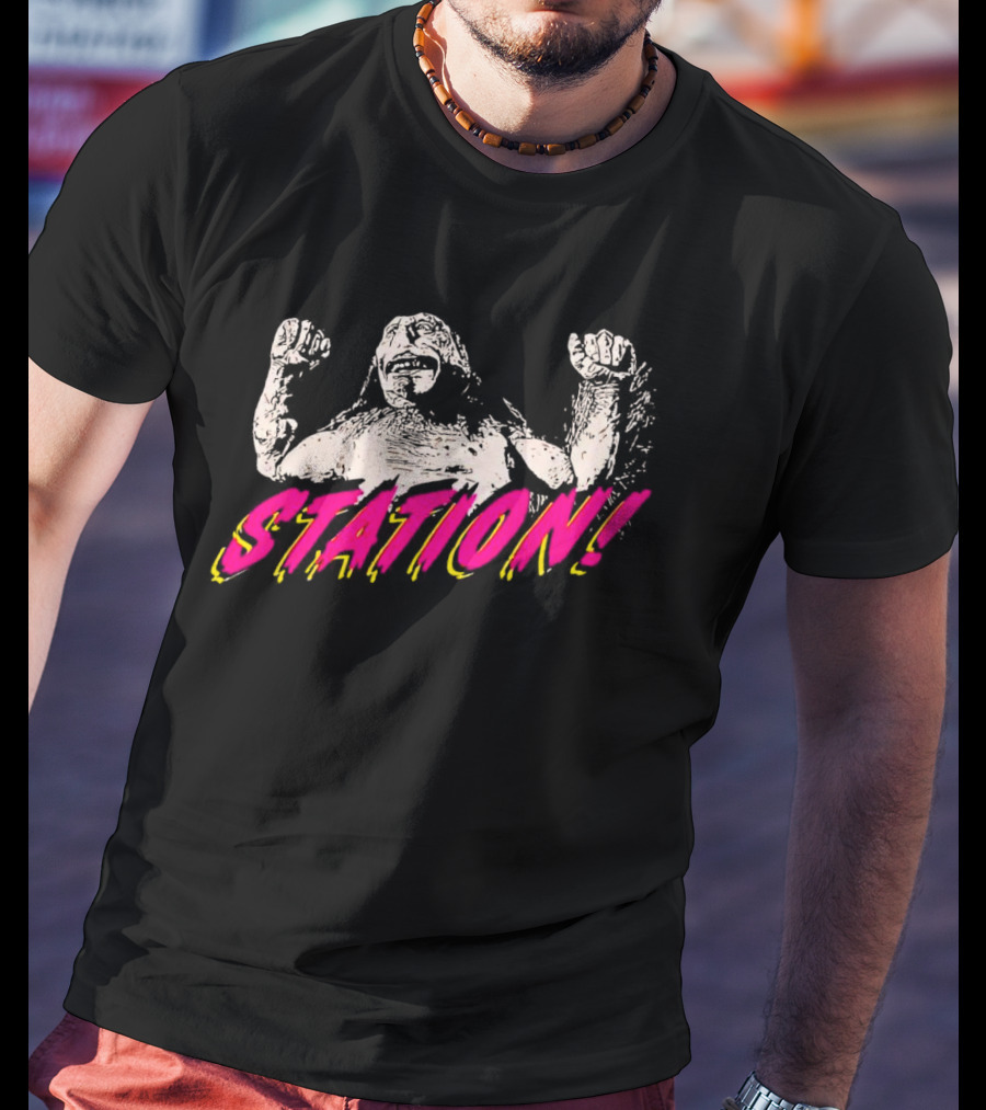 Station Bill And Ted's Bogus Journey Retro Monster T-Shirt