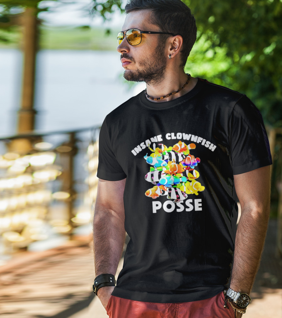 Insane Clownfish Posse Colorful Group T-Shirt