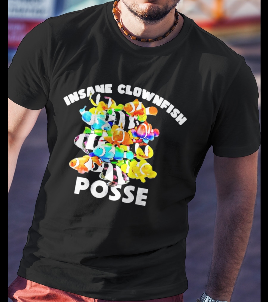 Insane Clownfish Posse Colorful Group T-Shirt