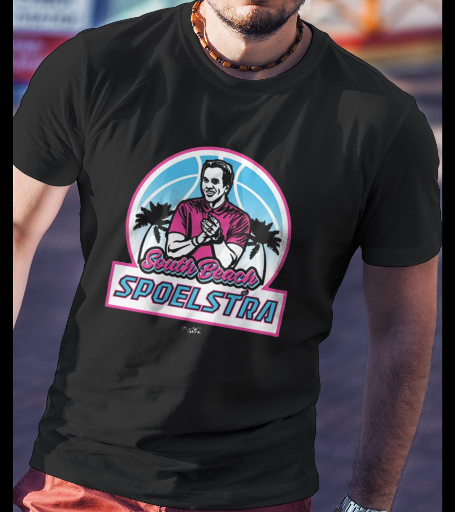 South Beach Spoelstra Miami Basketball Smack T-Shirt