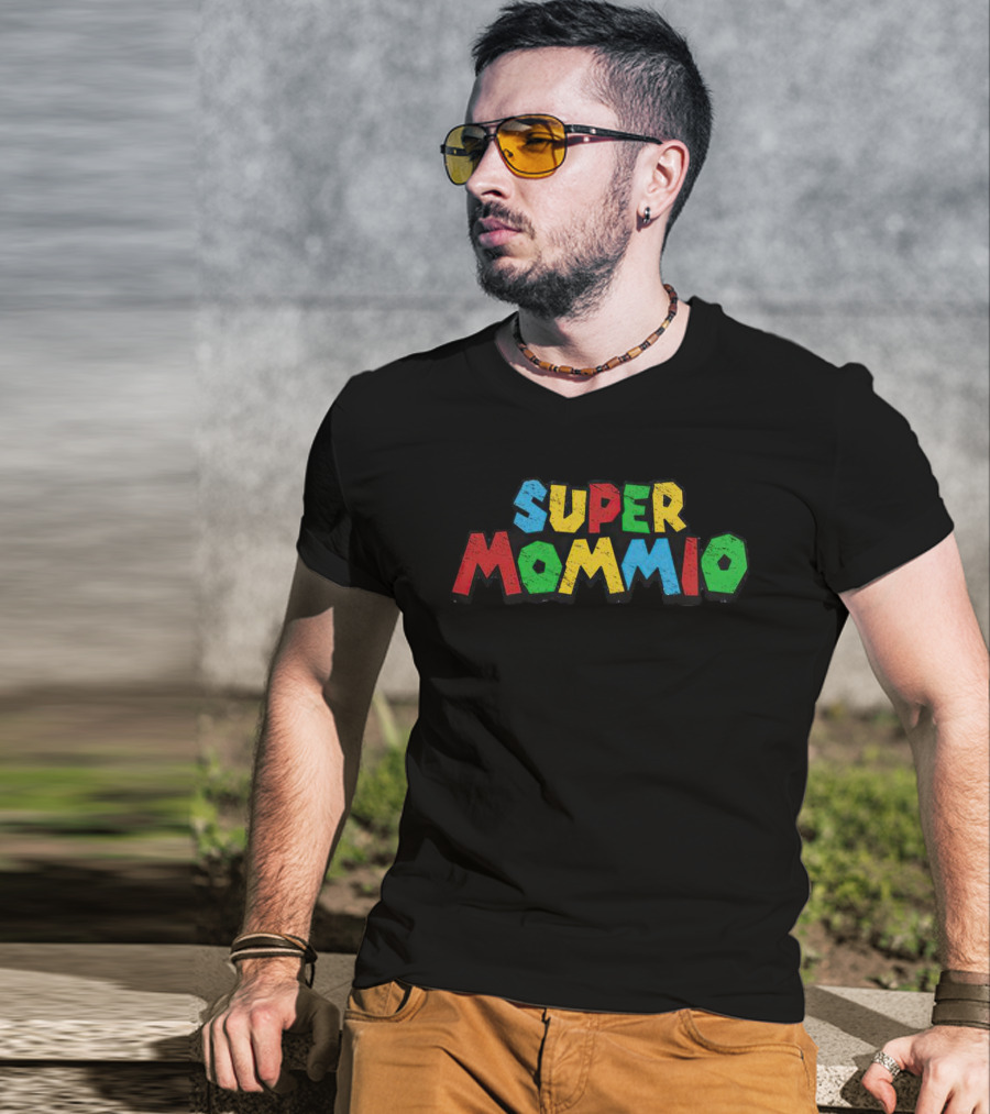 Super Mommio Colorful Gaming T-Shirt