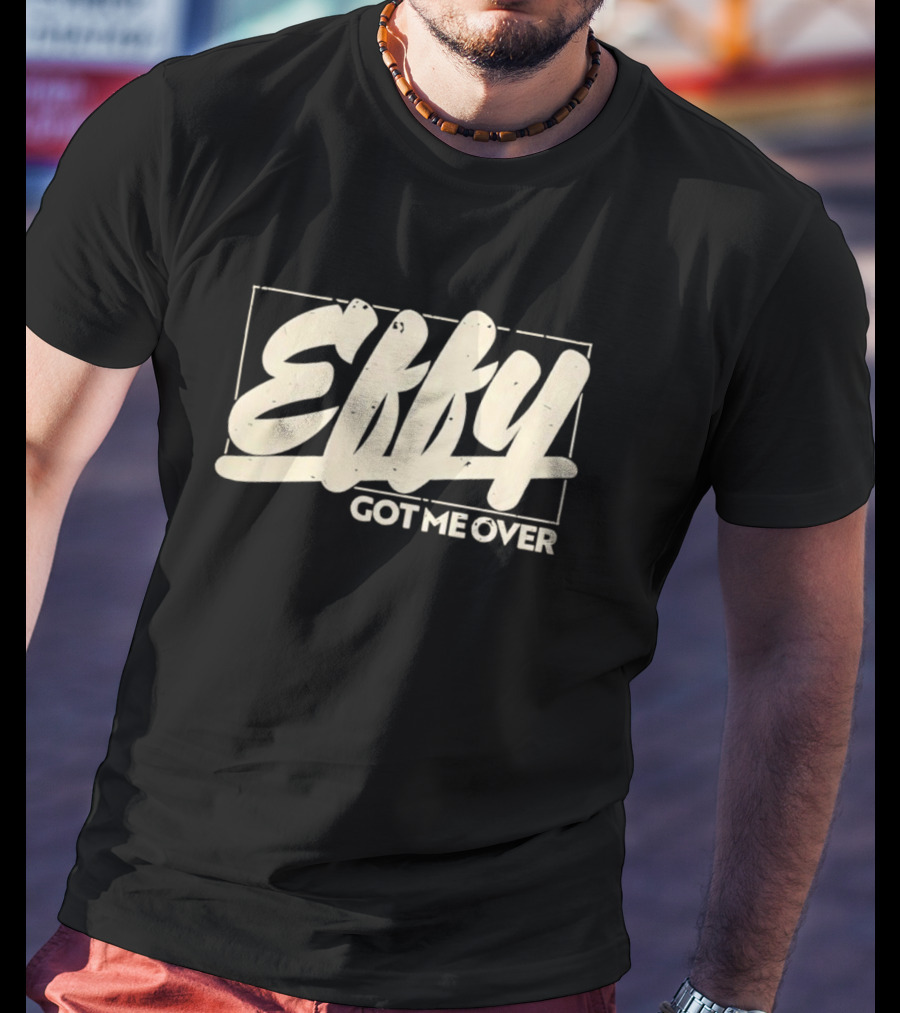 Effy Got Me Over Retro Styled Text Block T-Shirt