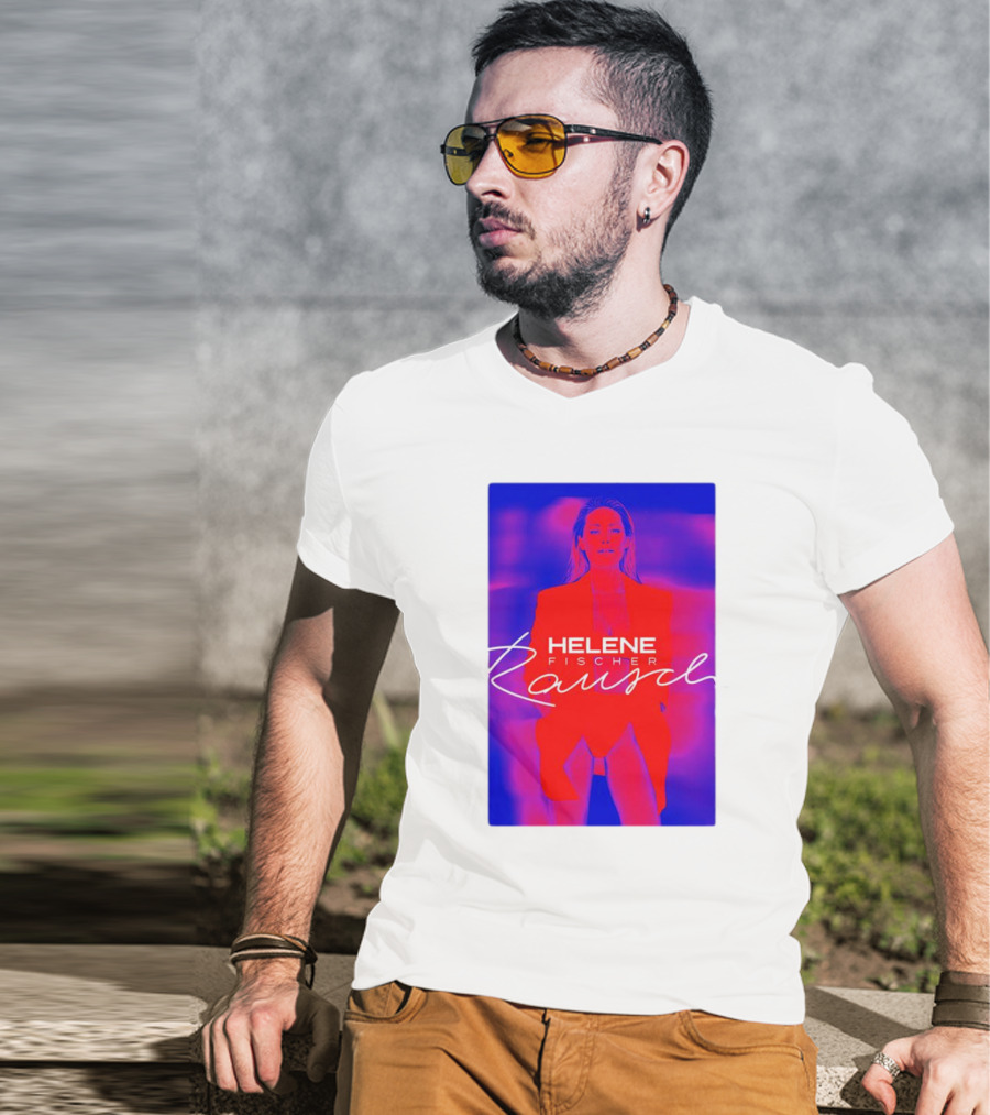 Helene Fischer Rausch Neon Style Bold Visuals T-Shirt