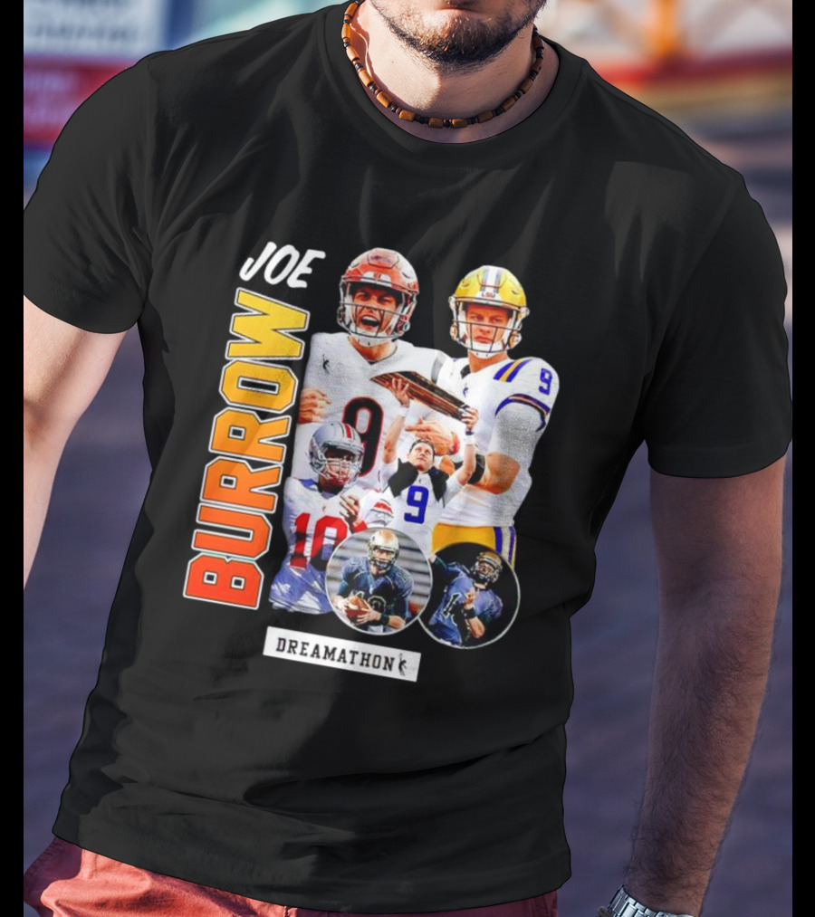 Joe Burrow Dreamathon Football Legacy T-Shirt