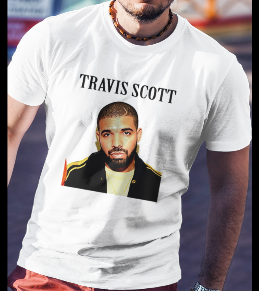 Travis Scott Drake Meme Optical Illusion T-Shirt