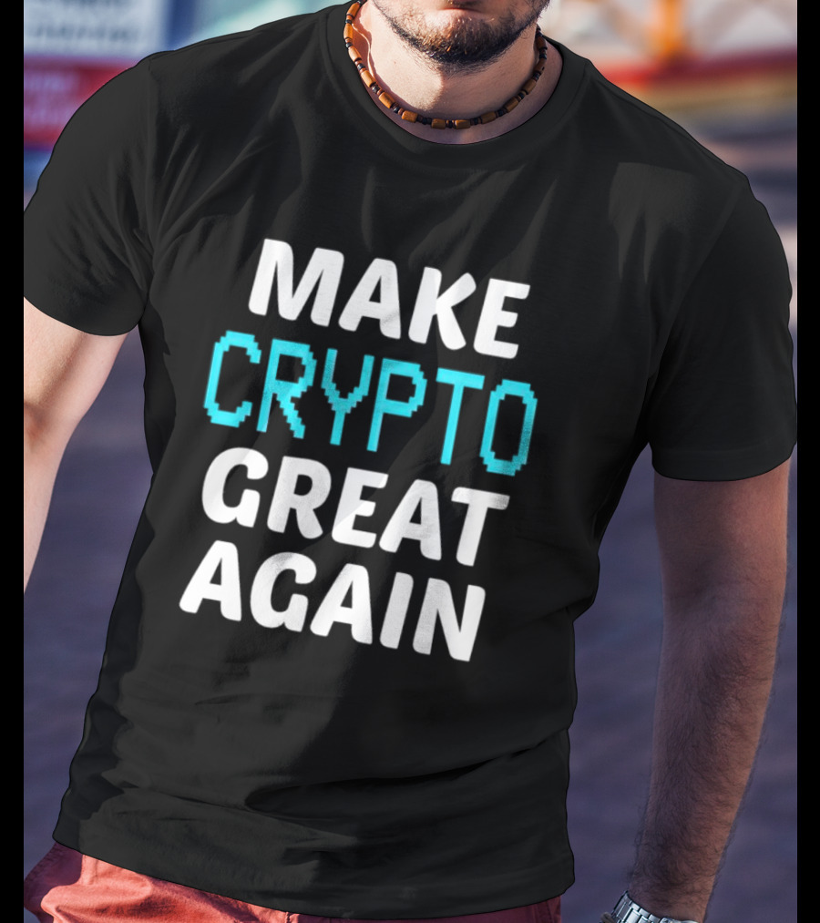 MAKE CRYPTO GREAT AGAIN Retro Pixel T-Shirt