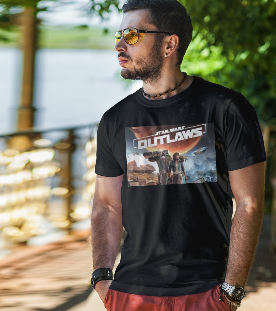 Star Wars Outlaws Adventure In A Galaxy Far Far Away T-Shirt