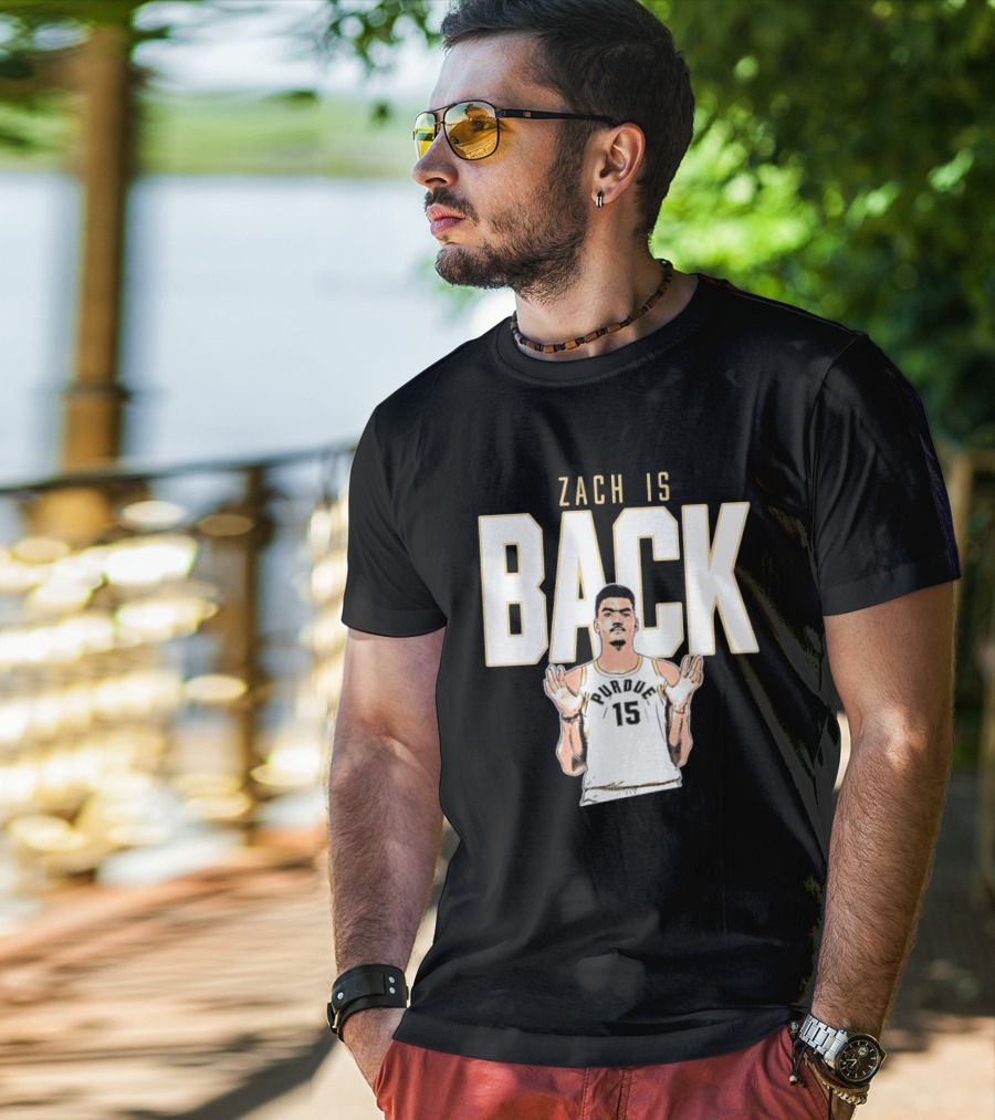 Zach Edey Purdue 15 Zach Is Back T-Shirt