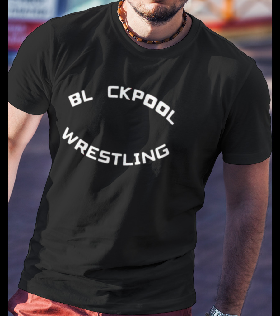 BL CKPOOL Wrestling T-Shirt