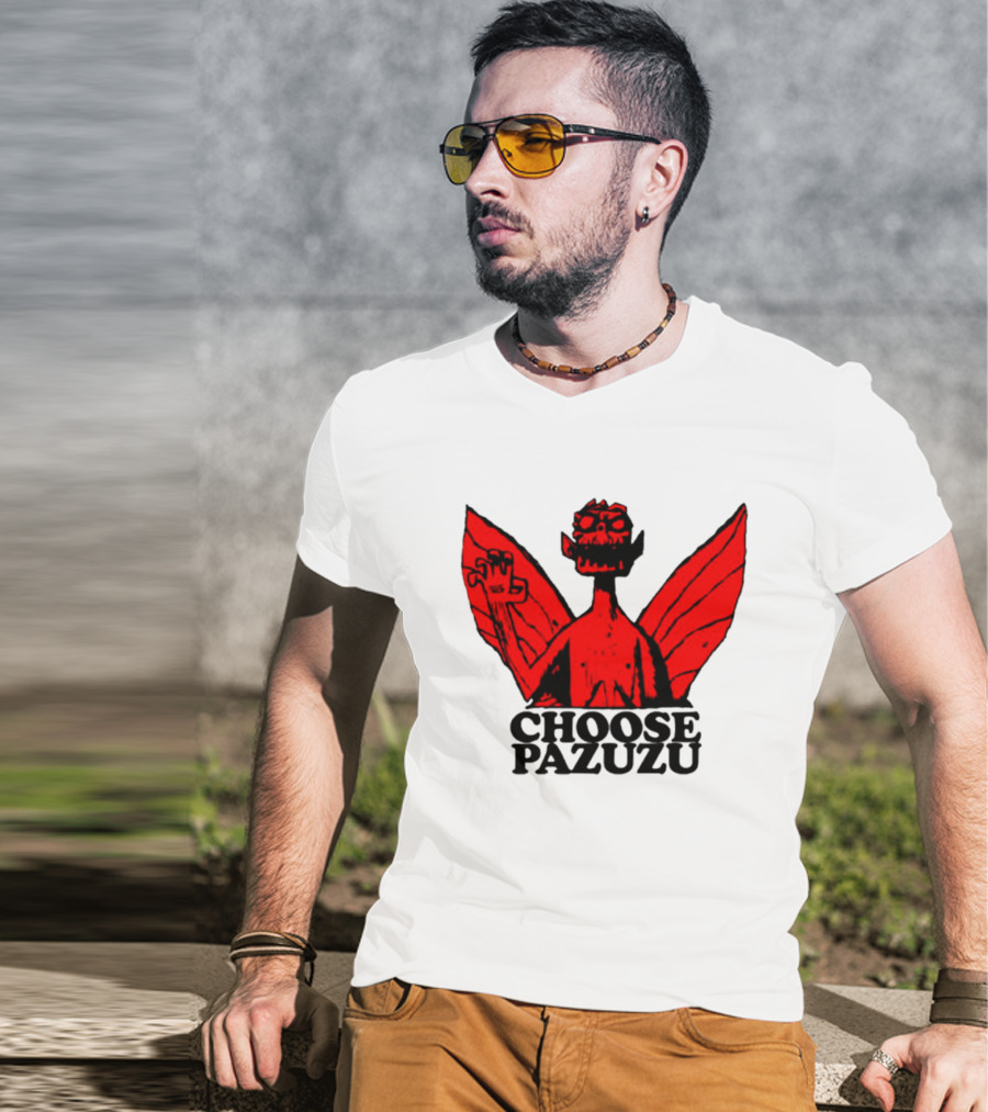Choose Pazuzu Gorillaz Demon Wings T-Shirt