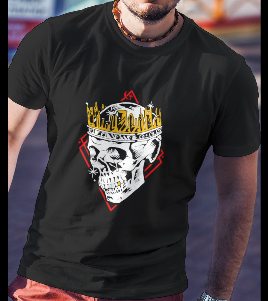 Jelly Roll Skull King Crown Red Diamond T-Shirt