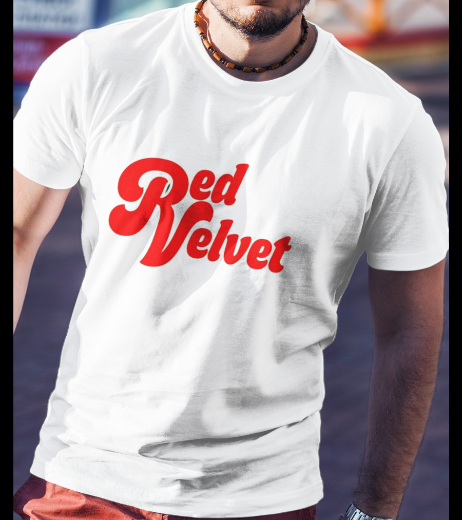 Kevin Huerter Red Velvet Bold Retro Script T-Shirt