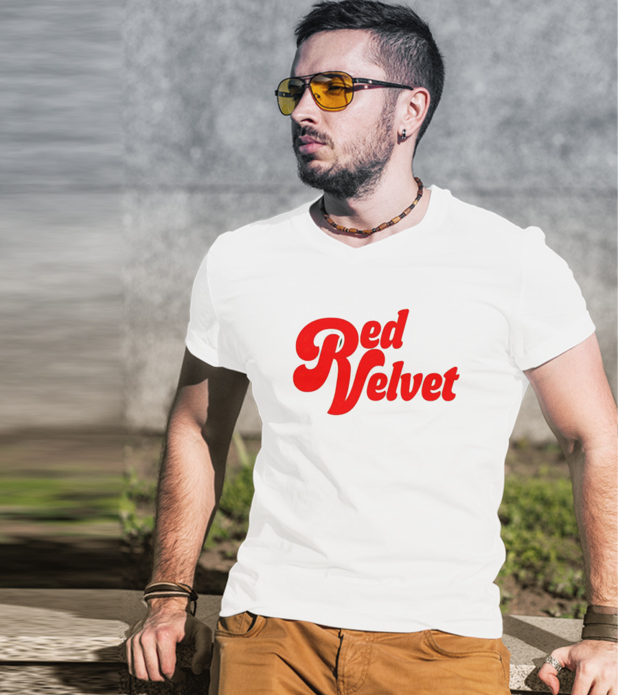 Kevin Huerter Red Velvet Bold Retro Script T-Shirt