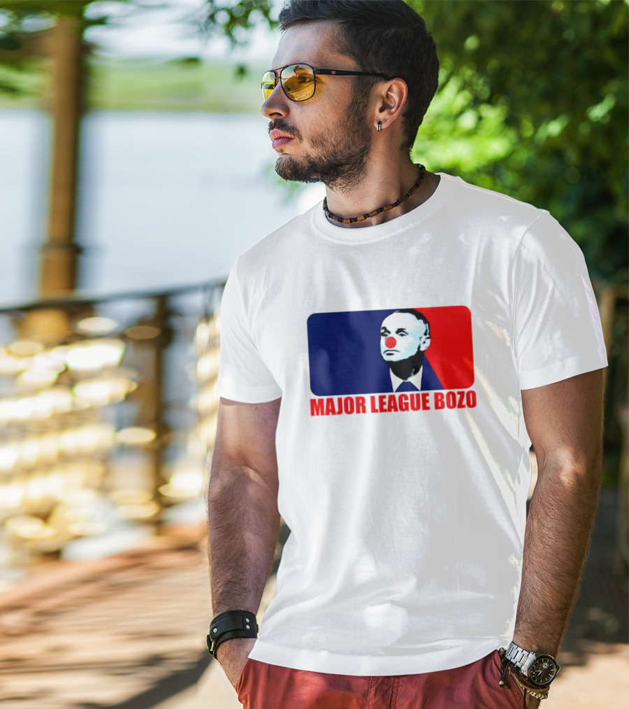 Major League Bozo Red Nose Clown T-Shirt