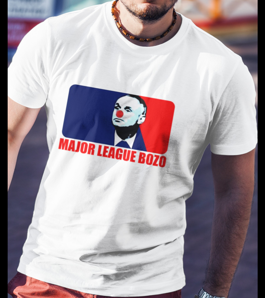 Major League Bozo Red Nose Clown T-Shirt