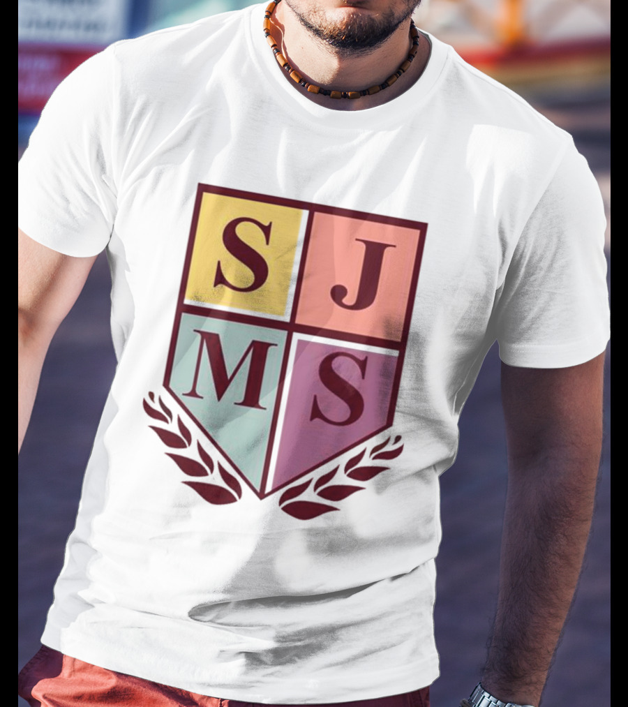 SJMS Shield Emblem Amphibious Crest Metal T-Shirt