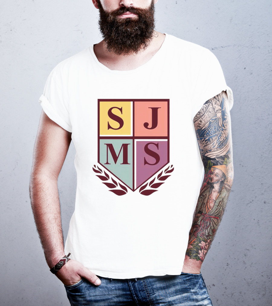 SJMS Shield Emblem Amphibious Crest Metal T-Shirt