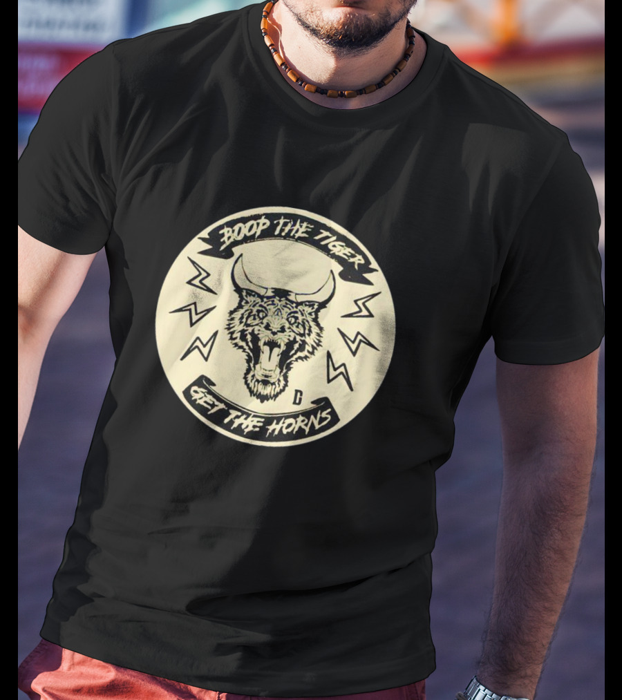 Boop The Tiger Get The Horns Aggressive Feline T-Shirt