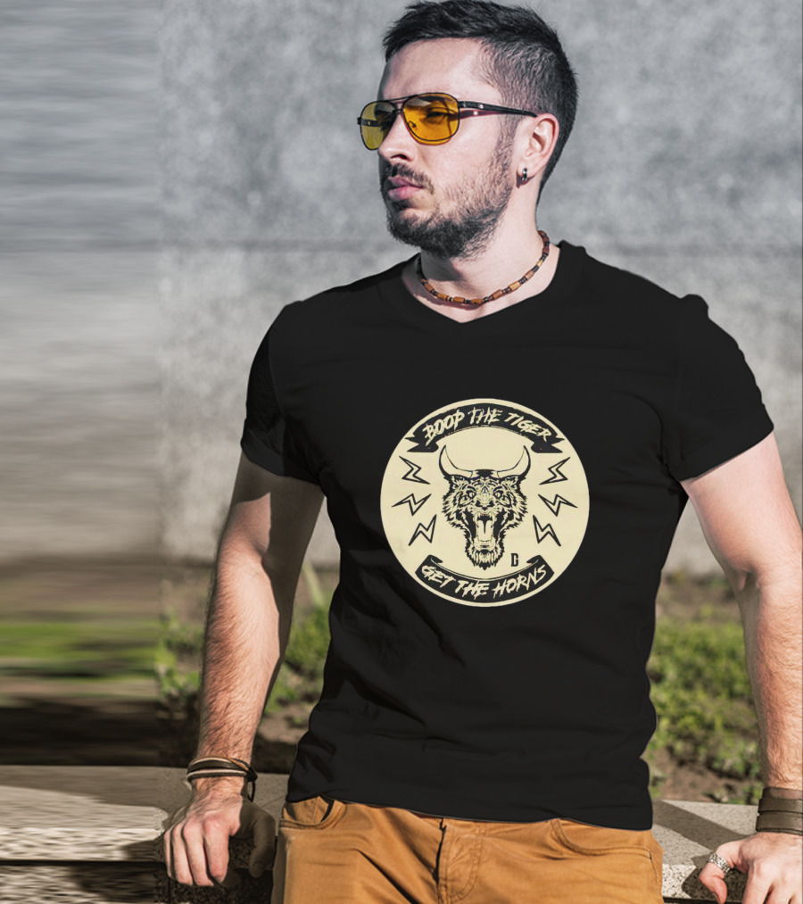 Boop The Tiger Get The Horns Aggressive Feline T-Shirt