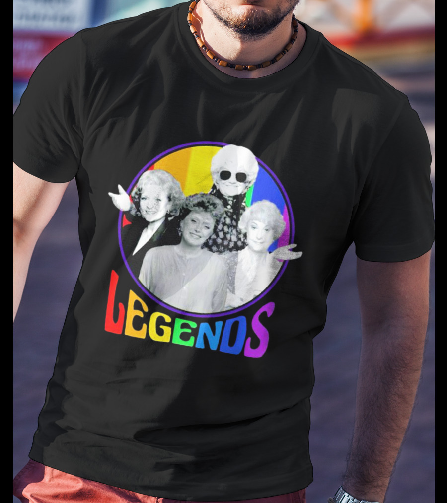 Golden Girls Legends Rainbow Pride T-Shirt