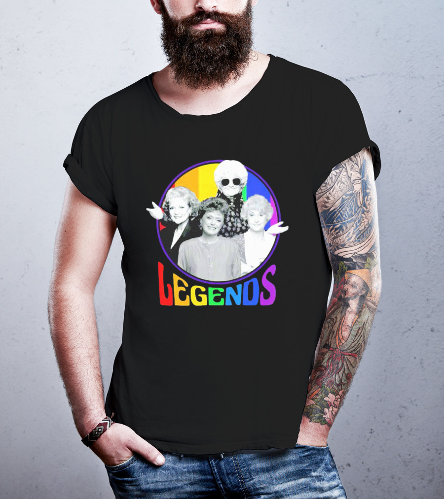 Golden Girls Legends Rainbow Pride T-Shirt